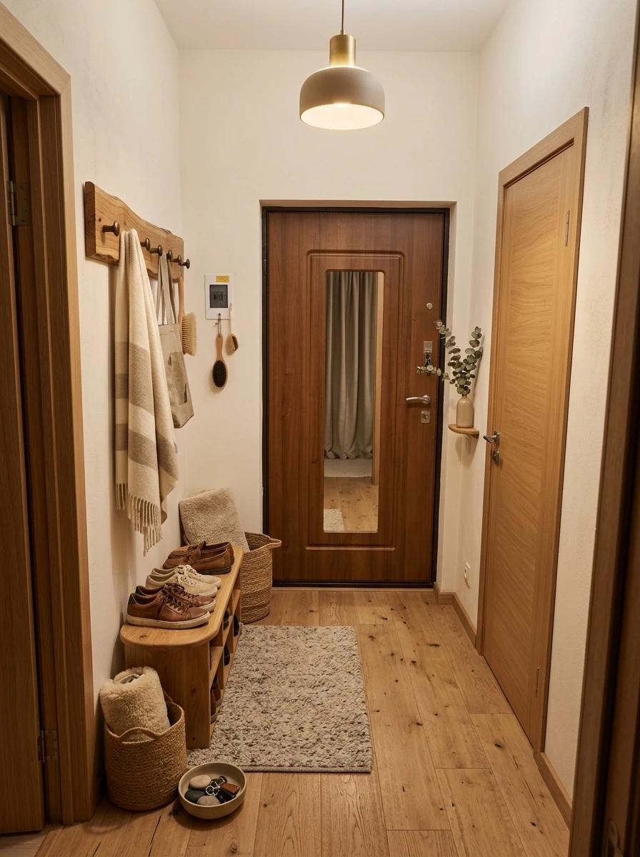 Дизайн прихожей в стиле Хюгге — фото интерьера от нейросети RoomGPT