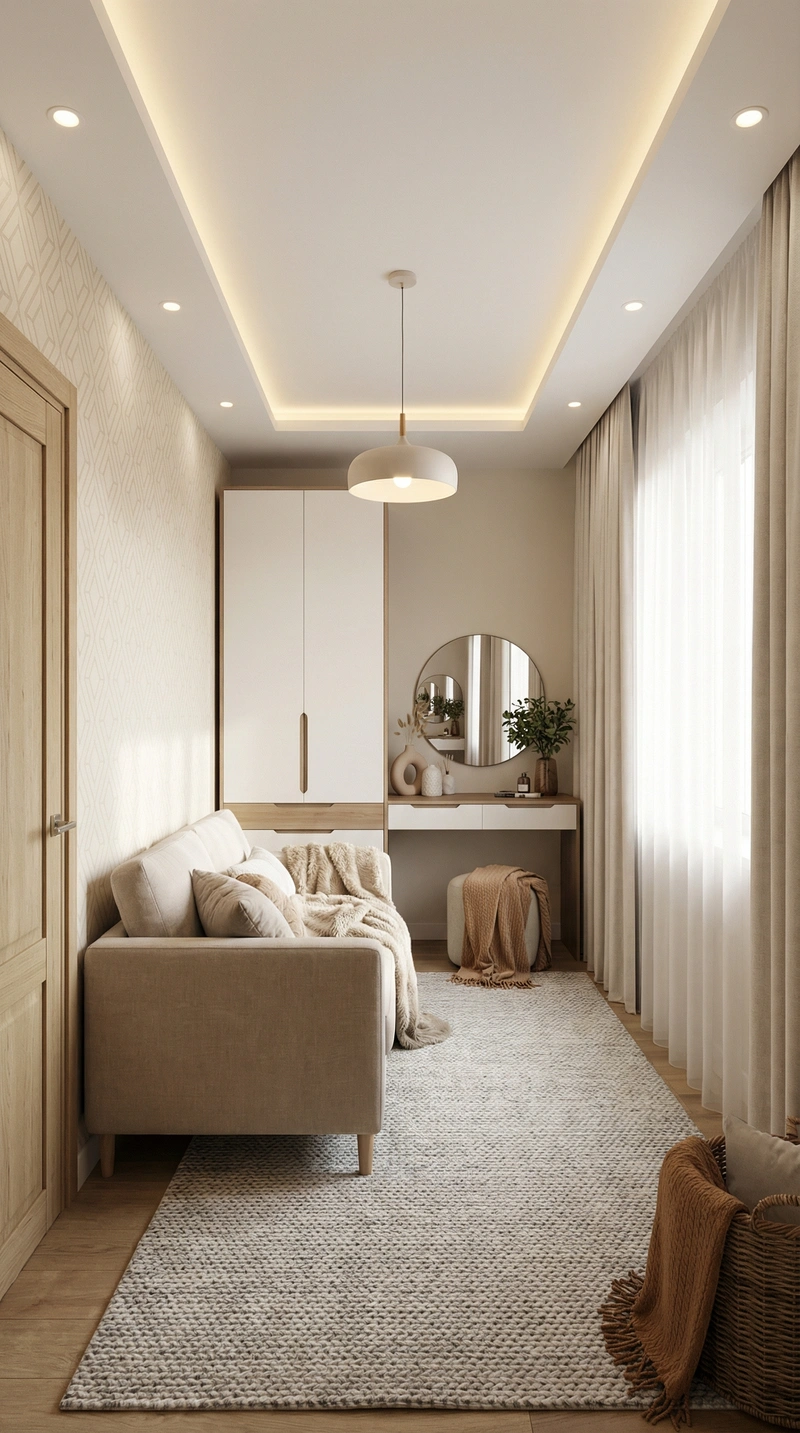 Дизайн интерьера в стиле Хюгге — Гостиная от нейросети RoomGPT