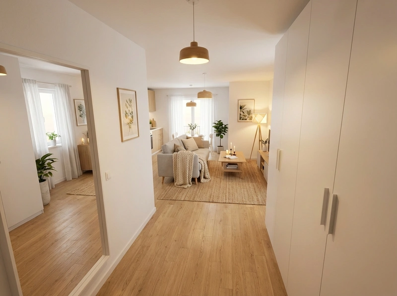 Дизайн интерьера в стиле Хюгге — Гостиная от нейросети RoomGPT