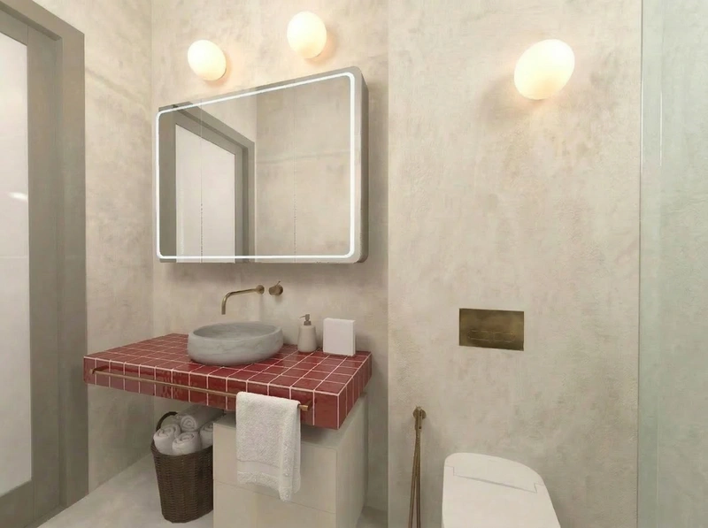 Дизайн ванной в стиле Без стиля — фото интерьера от нейросети RoomGPT