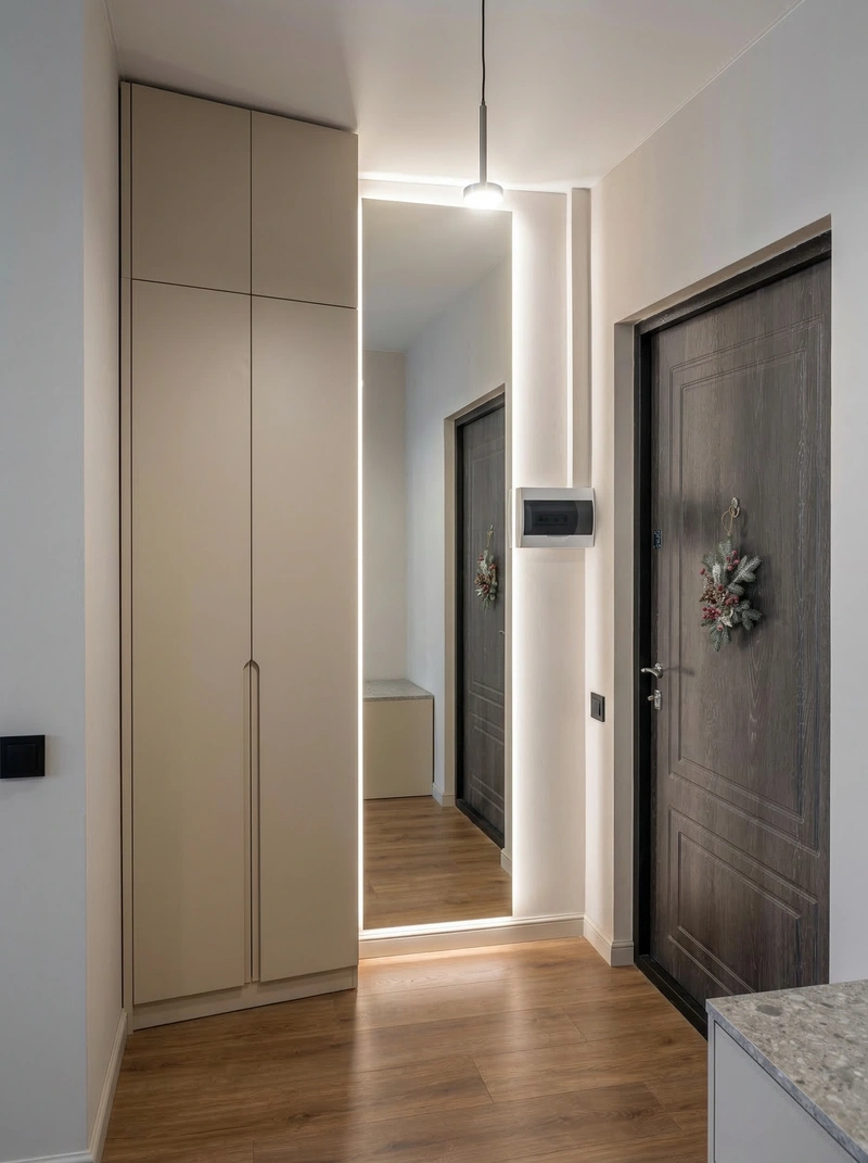 Дизайн интерьера в стиле Минимализм — Прихожая от нейросети RoomGPT