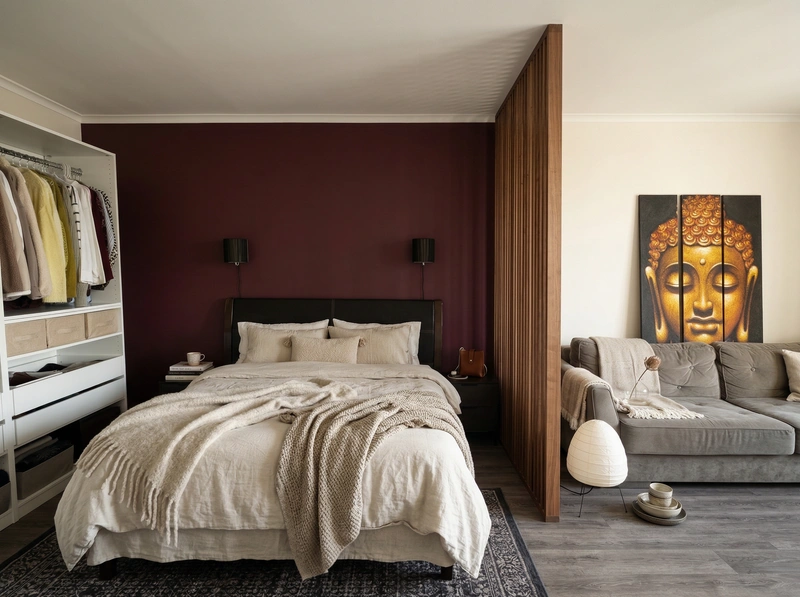 Дизайн интерьера в стиле Хюгге — Спальня от нейросети RoomGPT