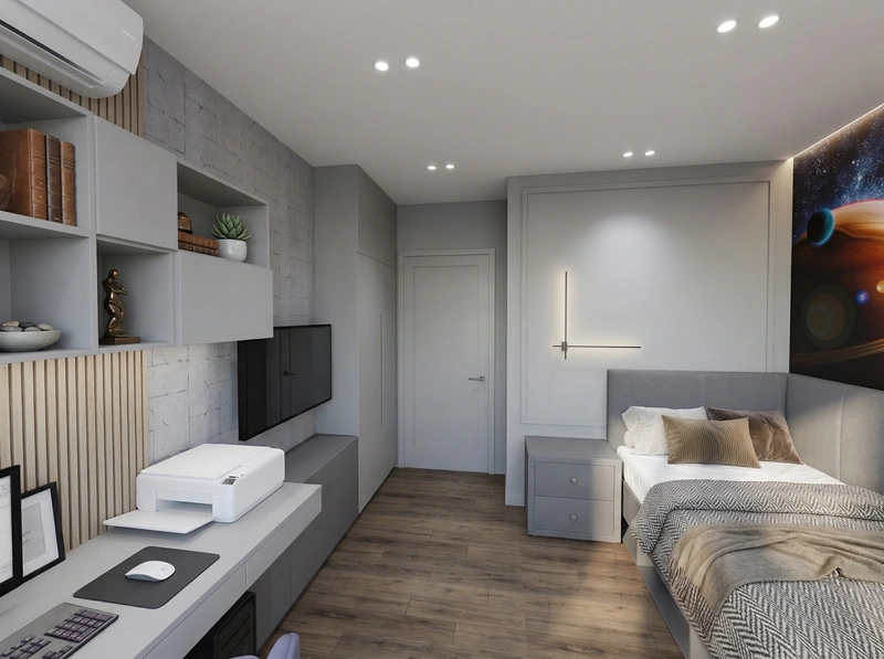 Дизайн детской в стиле Без стиля — фото интерьера от нейросети RoomGPT