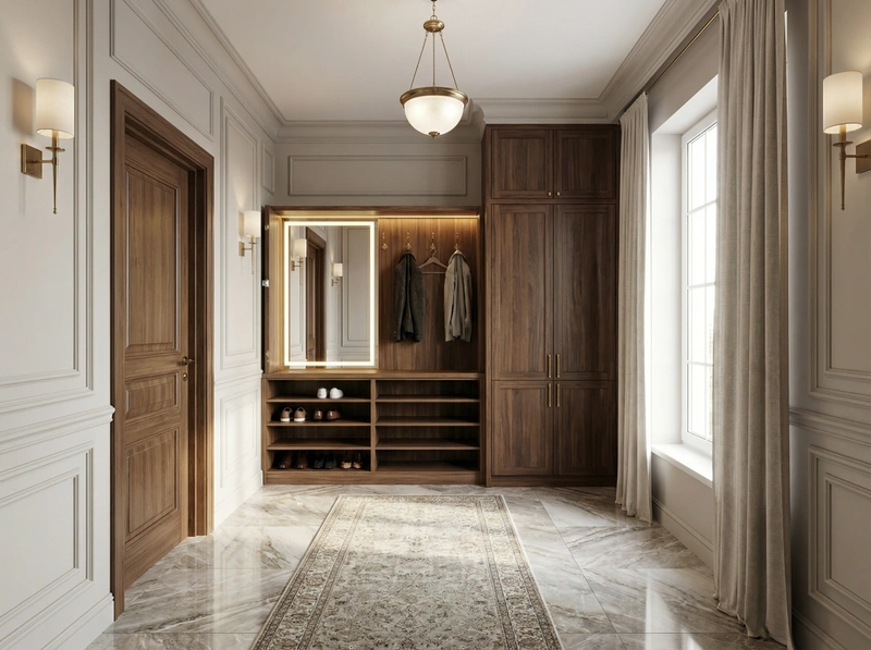 Дизайн интерьера в стиле Классика — Прихожая от нейросети RoomGPT