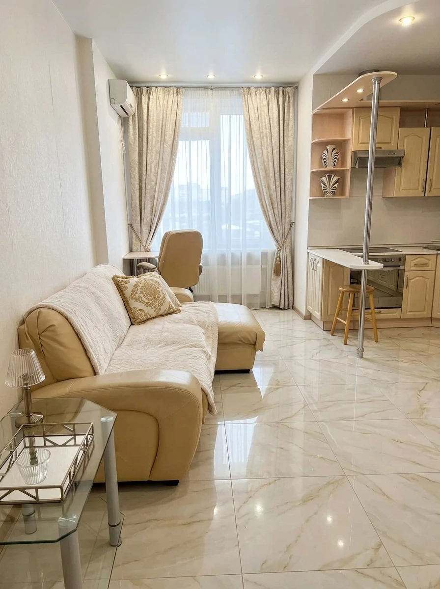 Дизайн кухни в стиле Классика — фото интерьера от нейросети RoomGPT