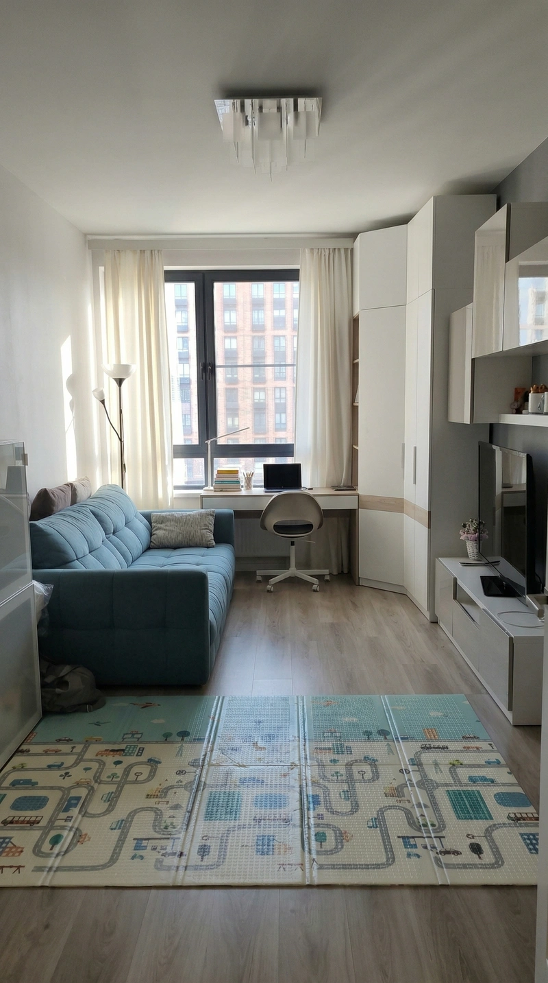 Дизайн гостиной в стиле Без стиля — фото интерьера от нейросети RoomGPT