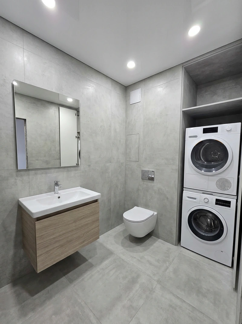 Дизайн ванной в стиле Без стиля — фото интерьера от нейросети RoomGPT