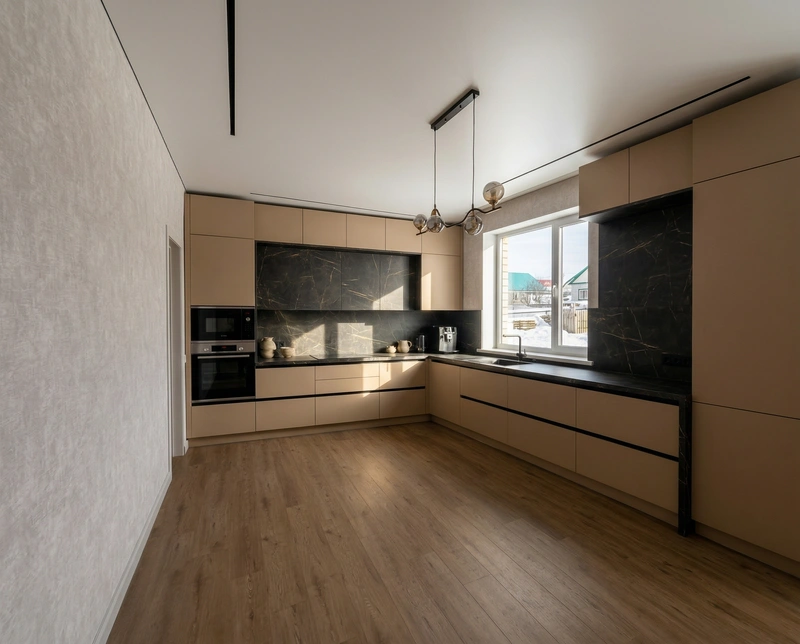 Дизайн кухни в стиле Минимализм — фото интерьера от нейросети RoomGPT