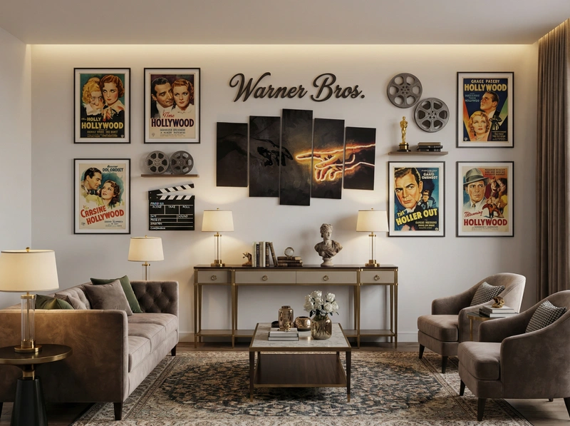 Дизайн интерьера в стиле Классика — Гостиная от нейросети RoomGPT