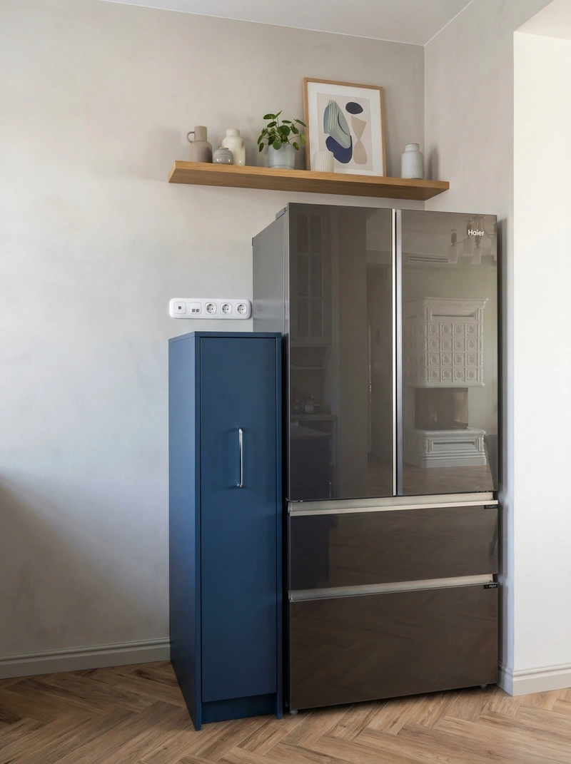 Дизайн интерьера в стиле Сканди — Кухня от нейросети RoomGPT