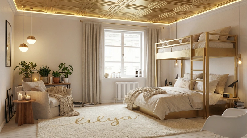 Дизайн интерьера в стиле Хюгге — Спальня от нейросети RoomGPT