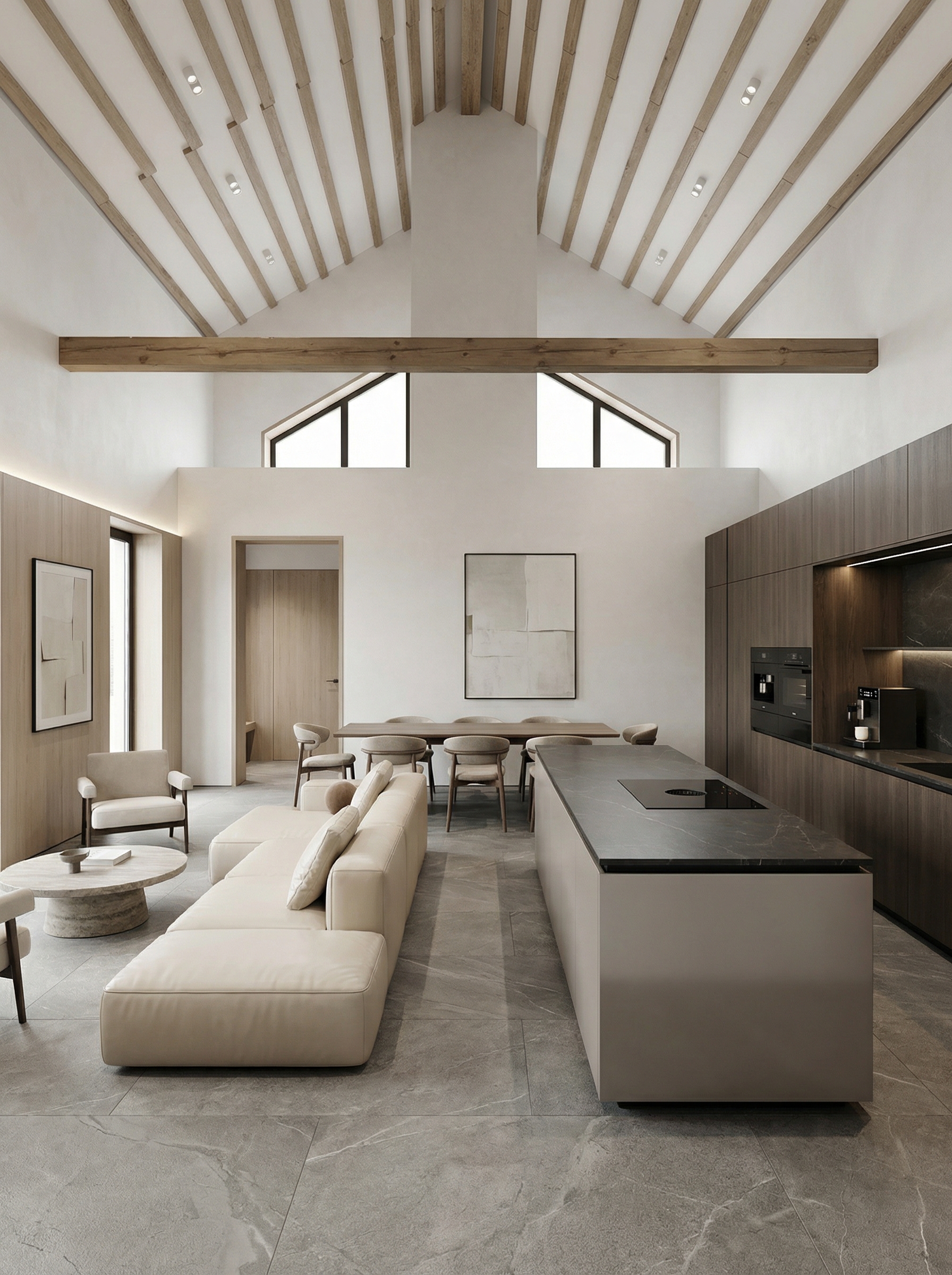 Дизайн кухни в стиле Минимализм — фото интерьера от нейросети RoomGPT