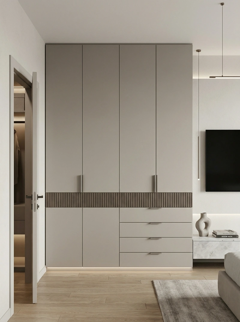 Дизайн спальни в стиле Минимализм — фото интерьера от нейросети RoomGPT