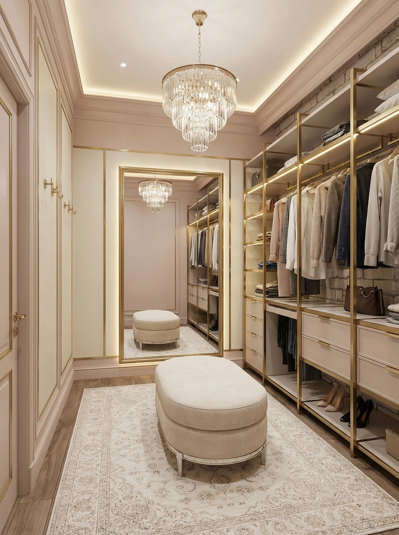 Дизайн интерьера в стиле Неоклассика — Спальня от нейросети RoomGPT