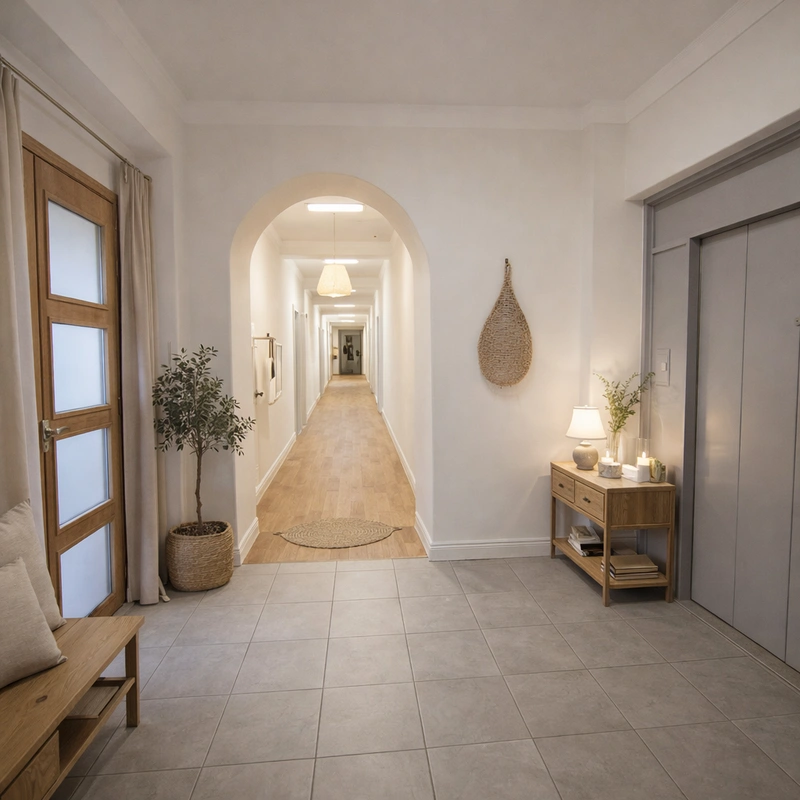 Дизайн интерьера в стиле Хюгге — Прихожая от нейросети RoomGPT