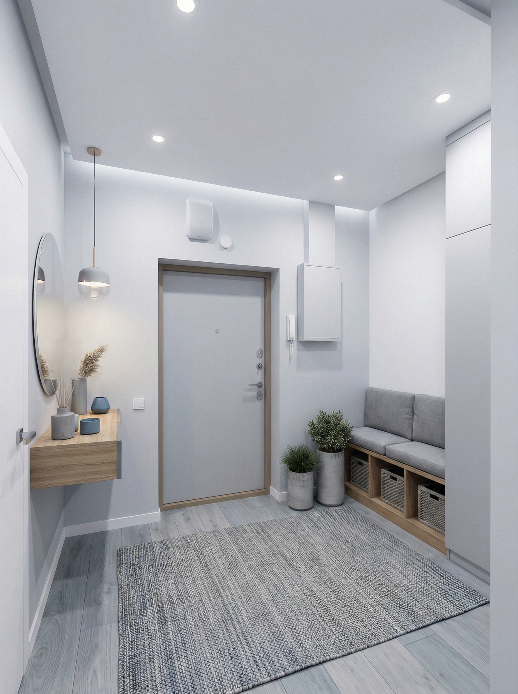 Дизайн гостиной в стиле Сканди — фото интерьера от нейросети RoomGPT