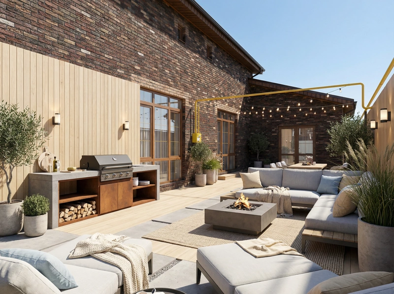 Дизайн интерьера в стиле Сканди — Гостиная от нейросети RoomGPT