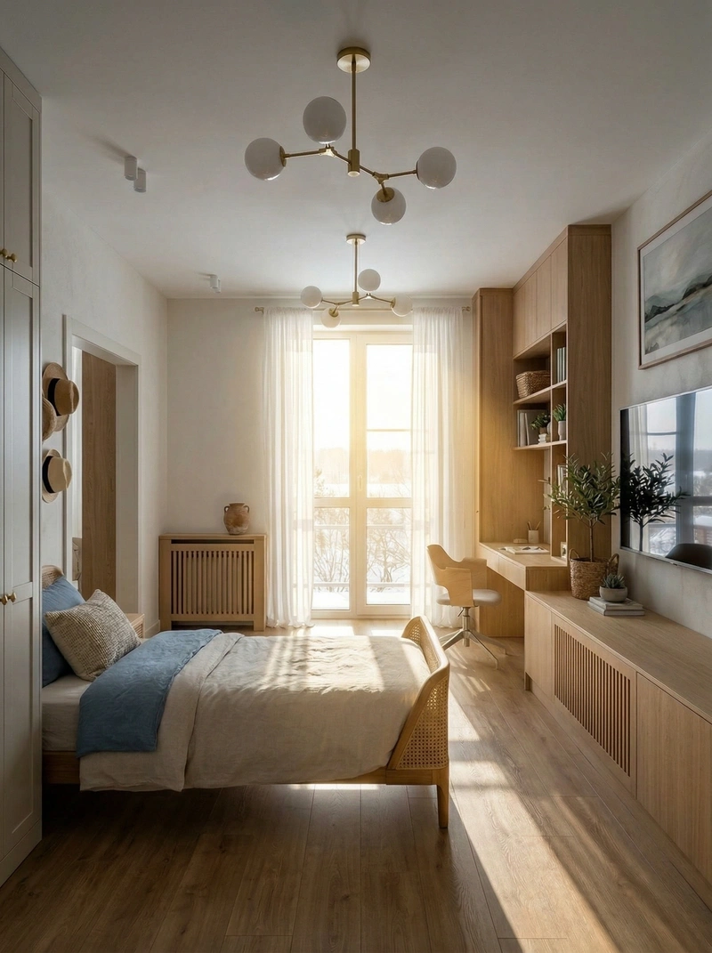 Дизайн детской в стиле Без стиля — фото интерьера от нейросети RoomGPT