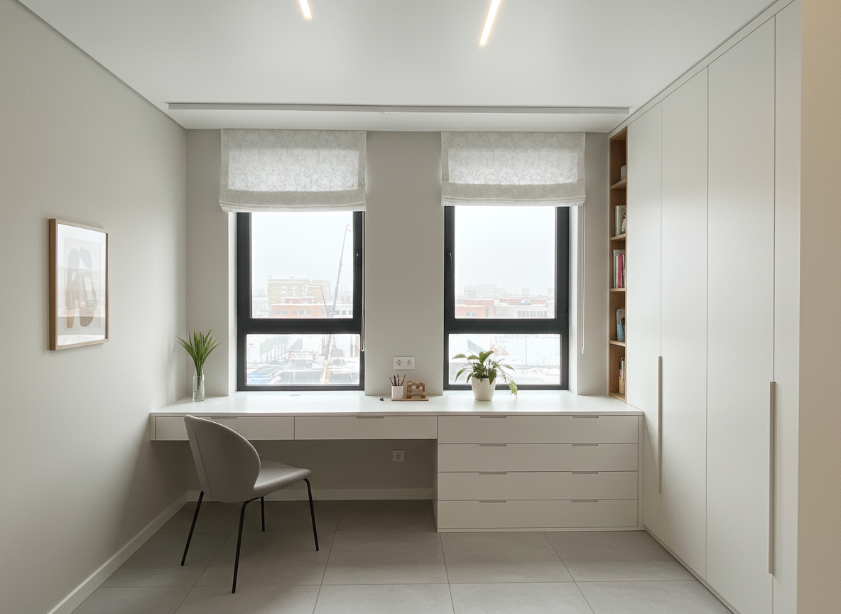 Дизайн детской в стиле Минимализм — фото интерьера от нейросети RoomGPT