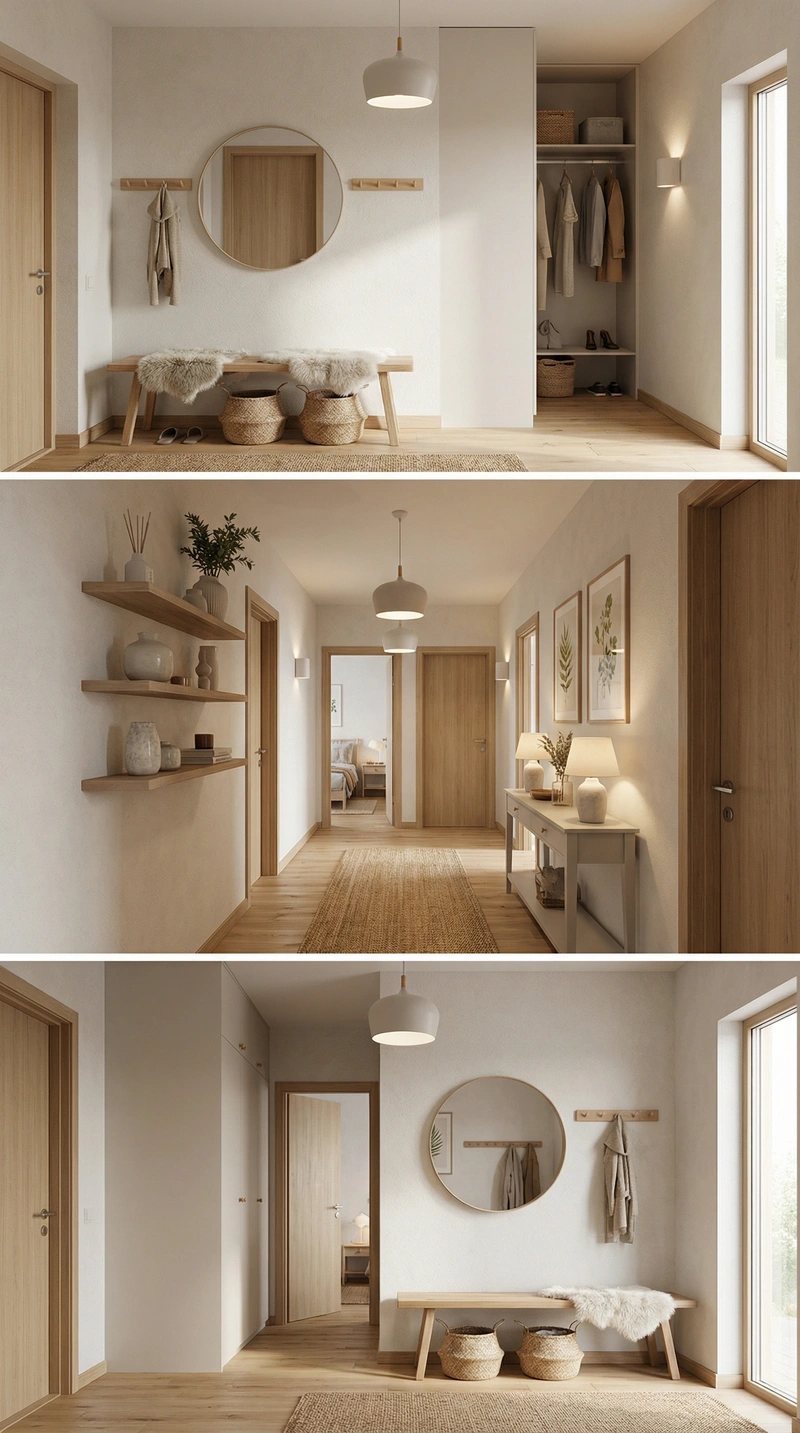 Дизайн интерьера в стиле Хюгге — Прихожая от нейросети RoomGPT