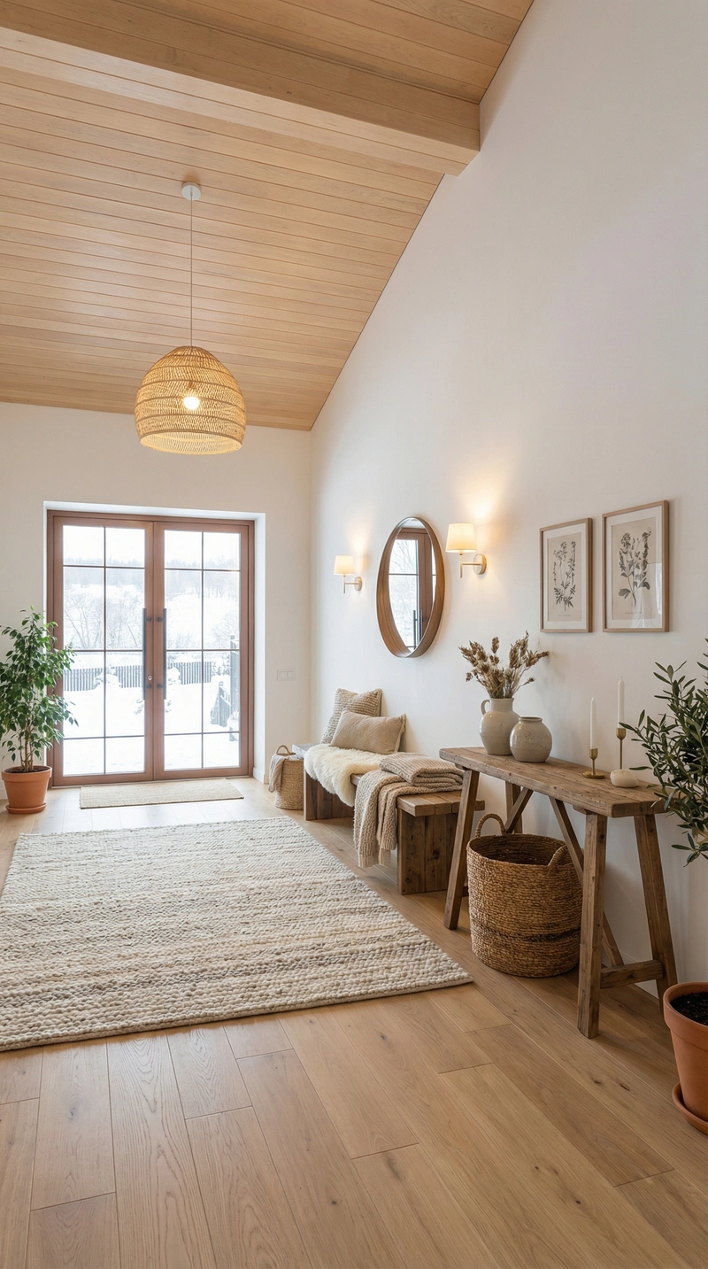 Дизайн интерьера в стиле Хюгге — Прихожая от нейросети RoomGPT