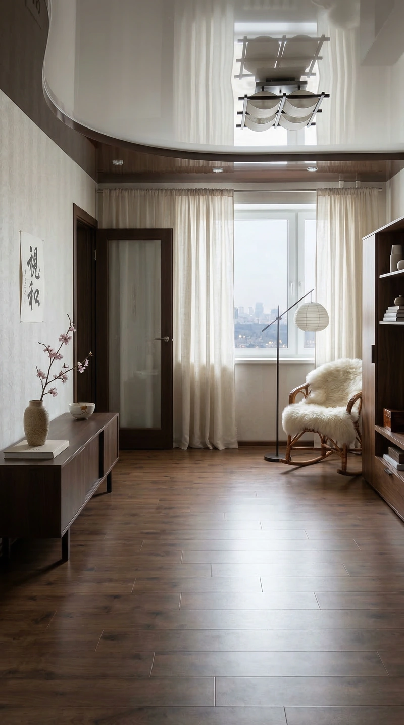 Дизайн интерьера в стиле Сканди — Гостиная от нейросети RoomGPT