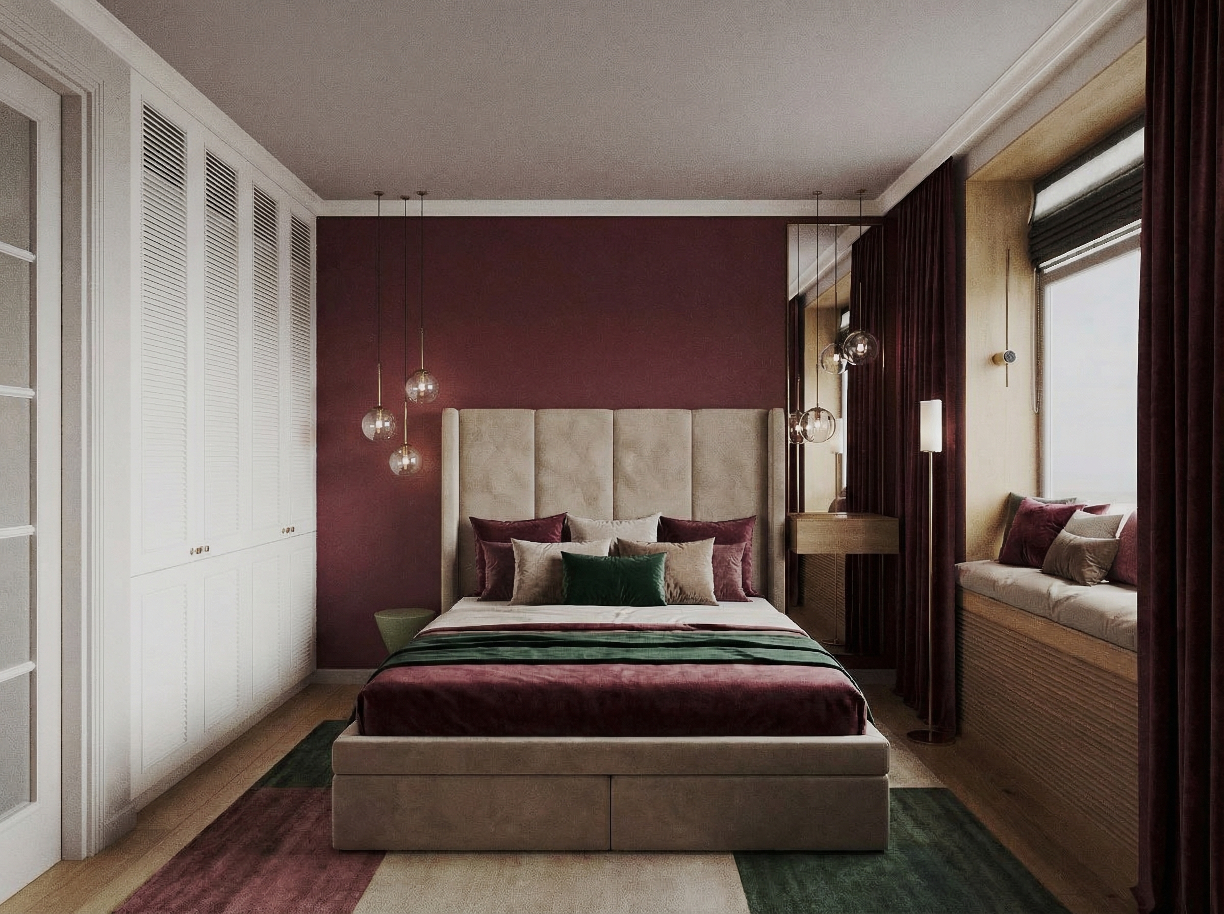 Дизайн спальни в стиле Минимализм — фото интерьера от нейросети RoomGPT