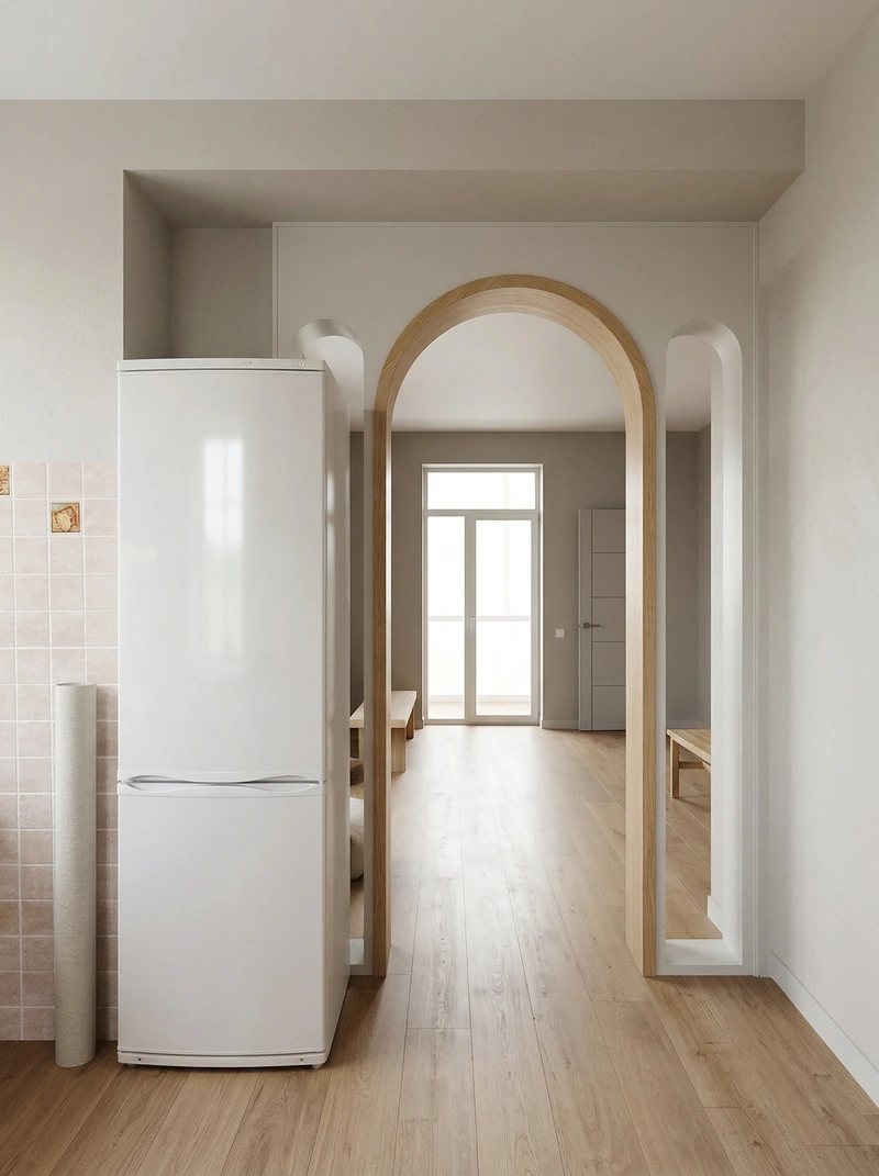 Дизайн кухни в стиле Без стиля — фото интерьера от нейросети RoomGPT