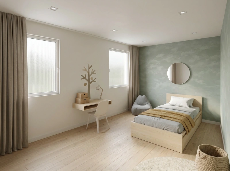 Дизайн интерьера в стиле Минимализм — Детская от нейросети RoomGPT