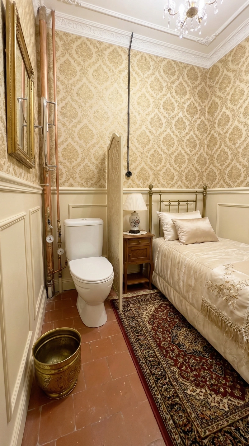 Дизайн интерьера в стиле Классика — Спальня от нейросети RoomGPT