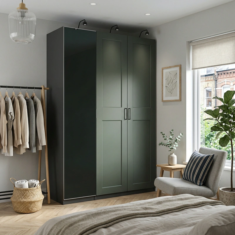 Дизайн интерьера в стиле Сканди — Спальня от нейросети RoomGPT