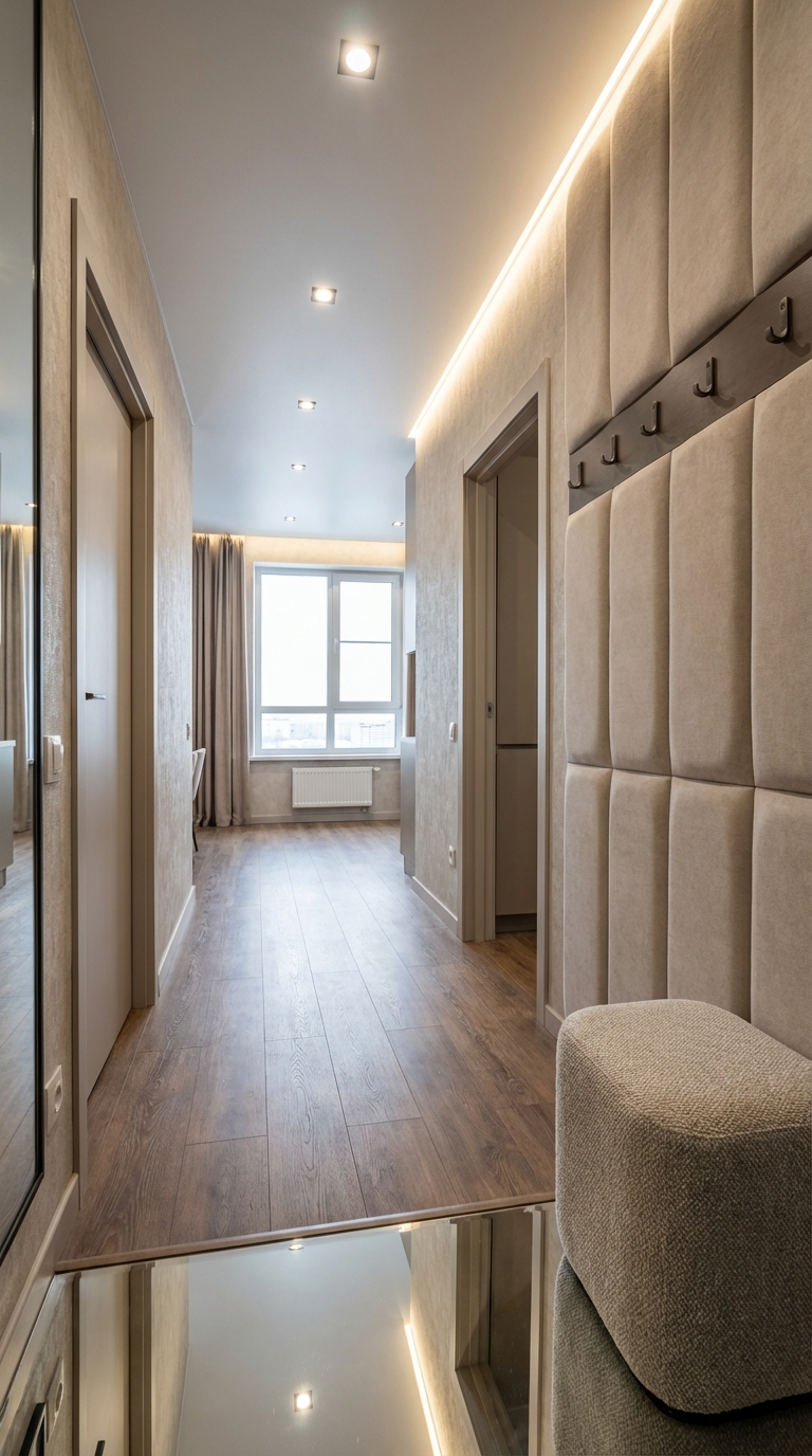 Дизайн гостиной в стиле Контемпорари — фото интерьера от нейросети RoomGPT