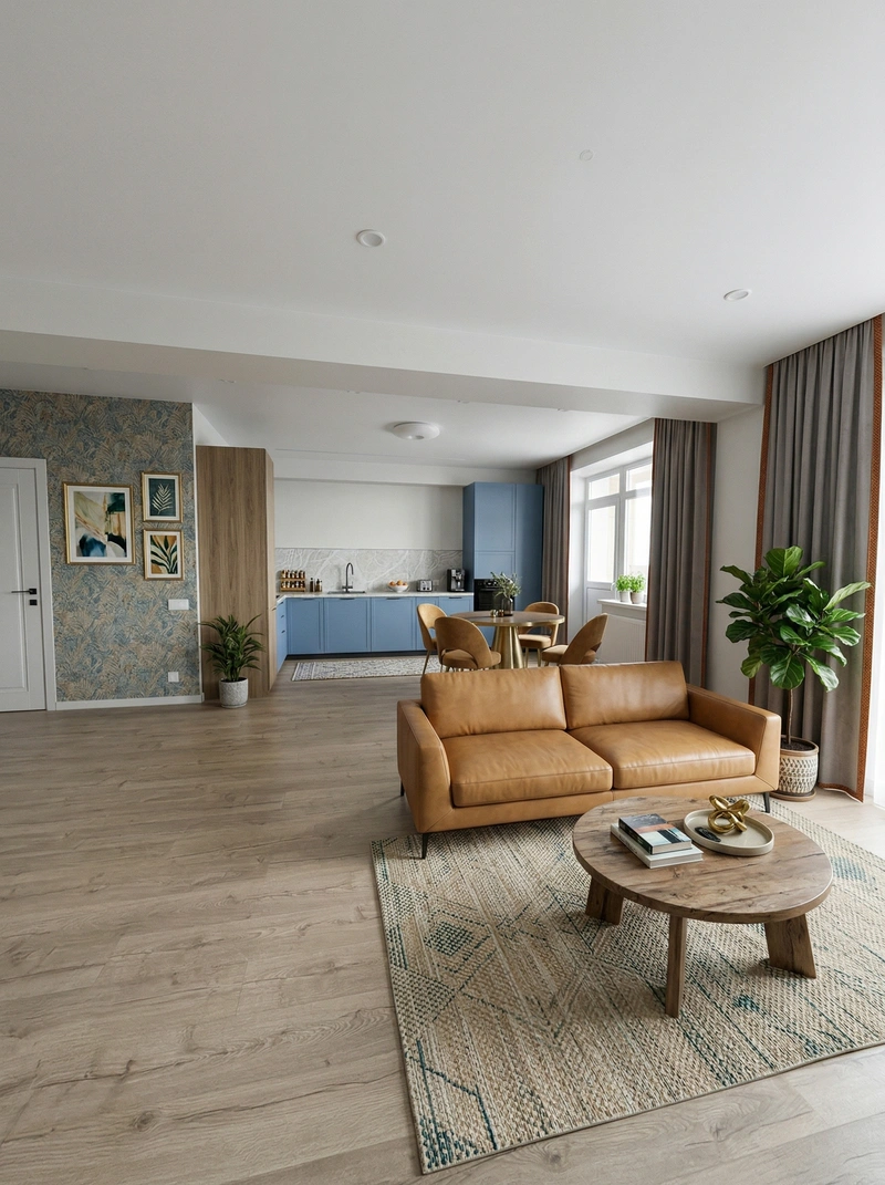 Дизайн кухни в стиле Без стиля — фото интерьера от нейросети RoomGPT