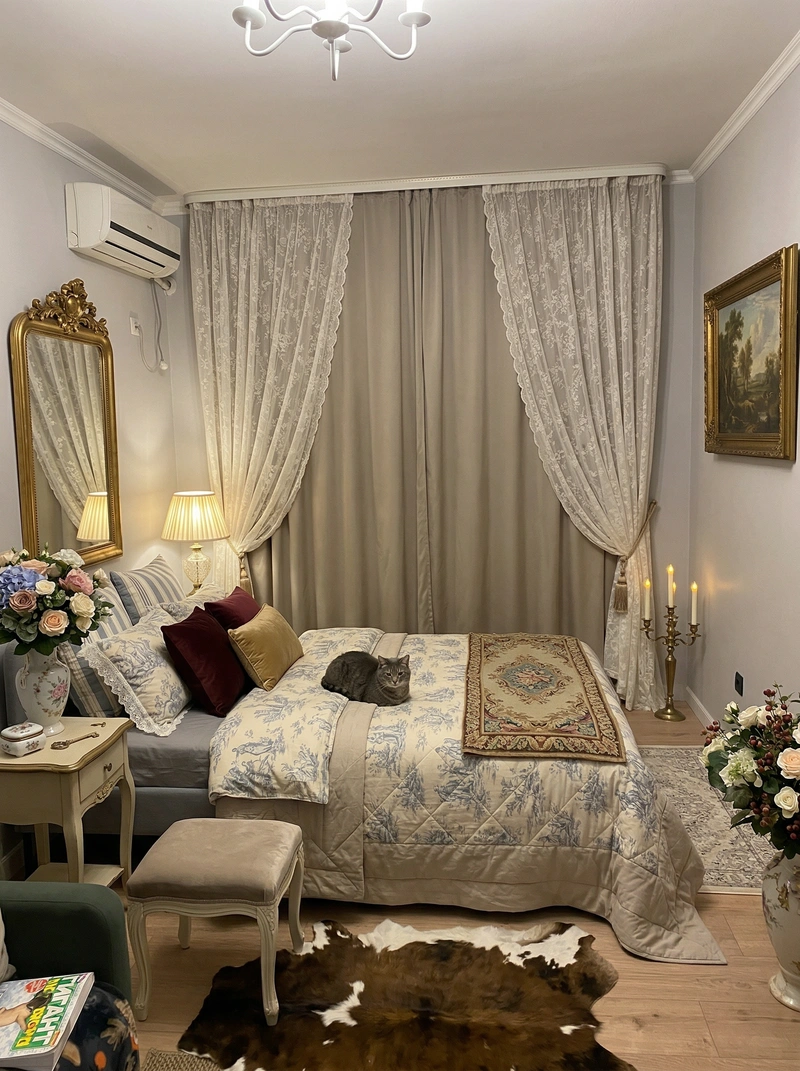 Дизайн интерьера в стиле Классика — Гостиная от нейросети RoomGPT