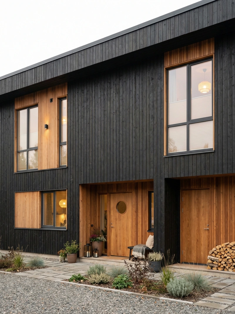 Дизайн интерьера в стиле Хюгге — Фасад от нейросети RoomGPT