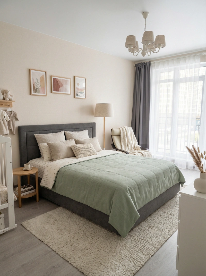 Дизайн интерьера в стиле Хюгге — Гостиная от нейросети RoomGPT