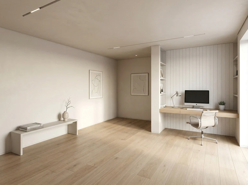 Дизайн интерьера в стиле Минимализм — Гостиная от нейросети RoomGPT