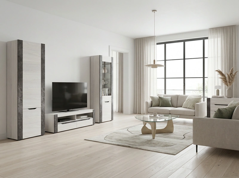 Дизайн интерьера в стиле Сканди — Гостиная от нейросети RoomGPT