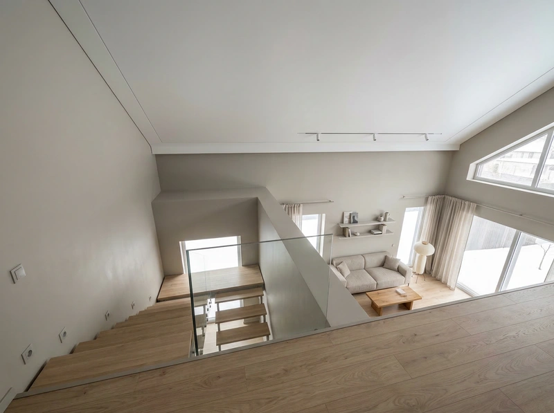 Дизайн интерьера в стиле Минимализм — Гостиная от нейросети RoomGPT