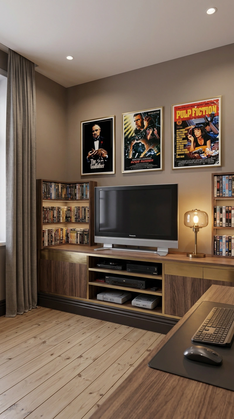 Дизайн интерьера в стиле Контемпорари — Кабинет от нейросети RoomGPT