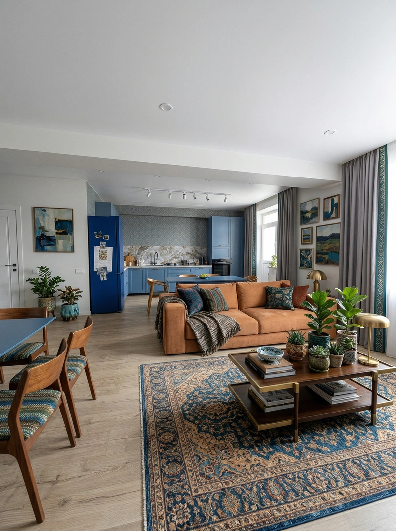 Дизайн кухни в стиле Без стиля — фото интерьера от нейросети RoomGPT