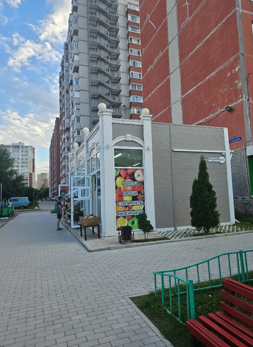 Дизайн фасада в стиле Контемпорари — фото фасада от нейросети RoomGPT