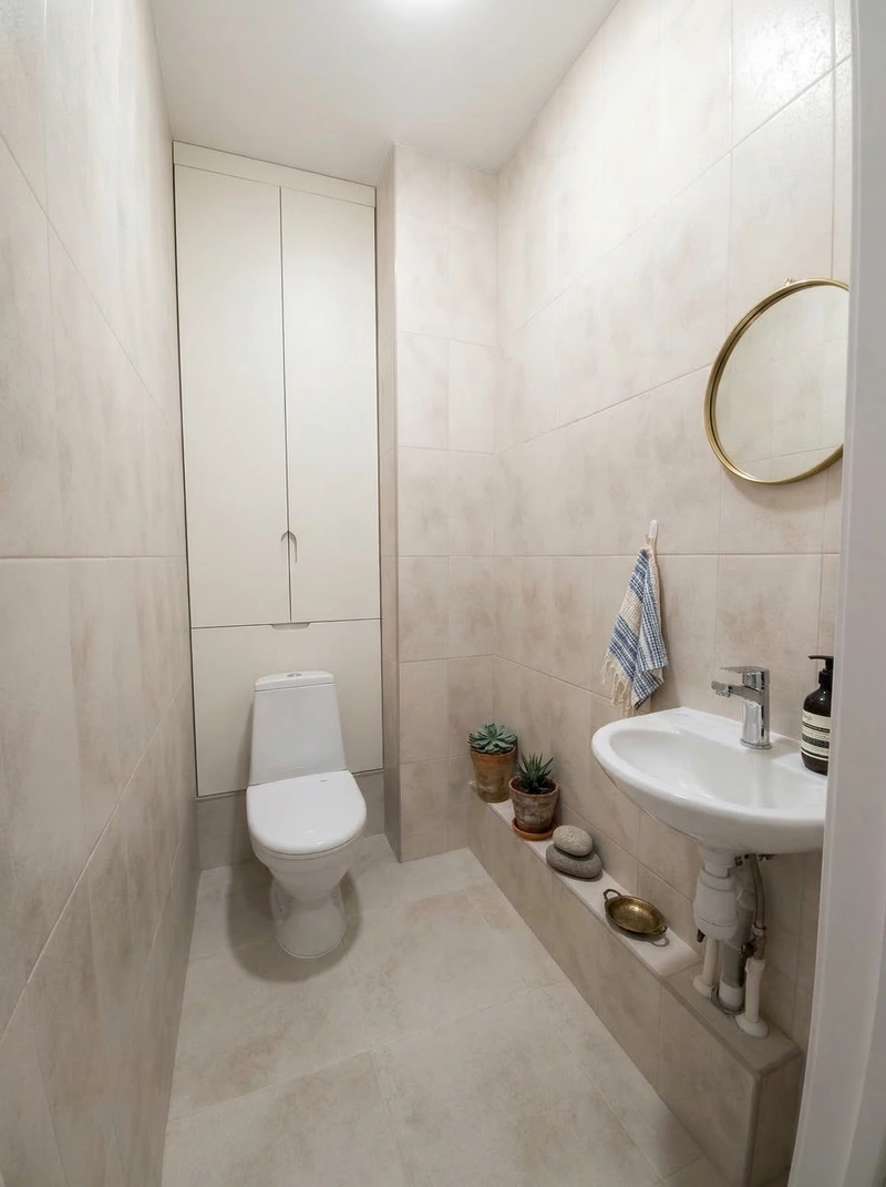 Дизайн ванной в стиле Без стиля — фото интерьера от нейросети RoomGPT