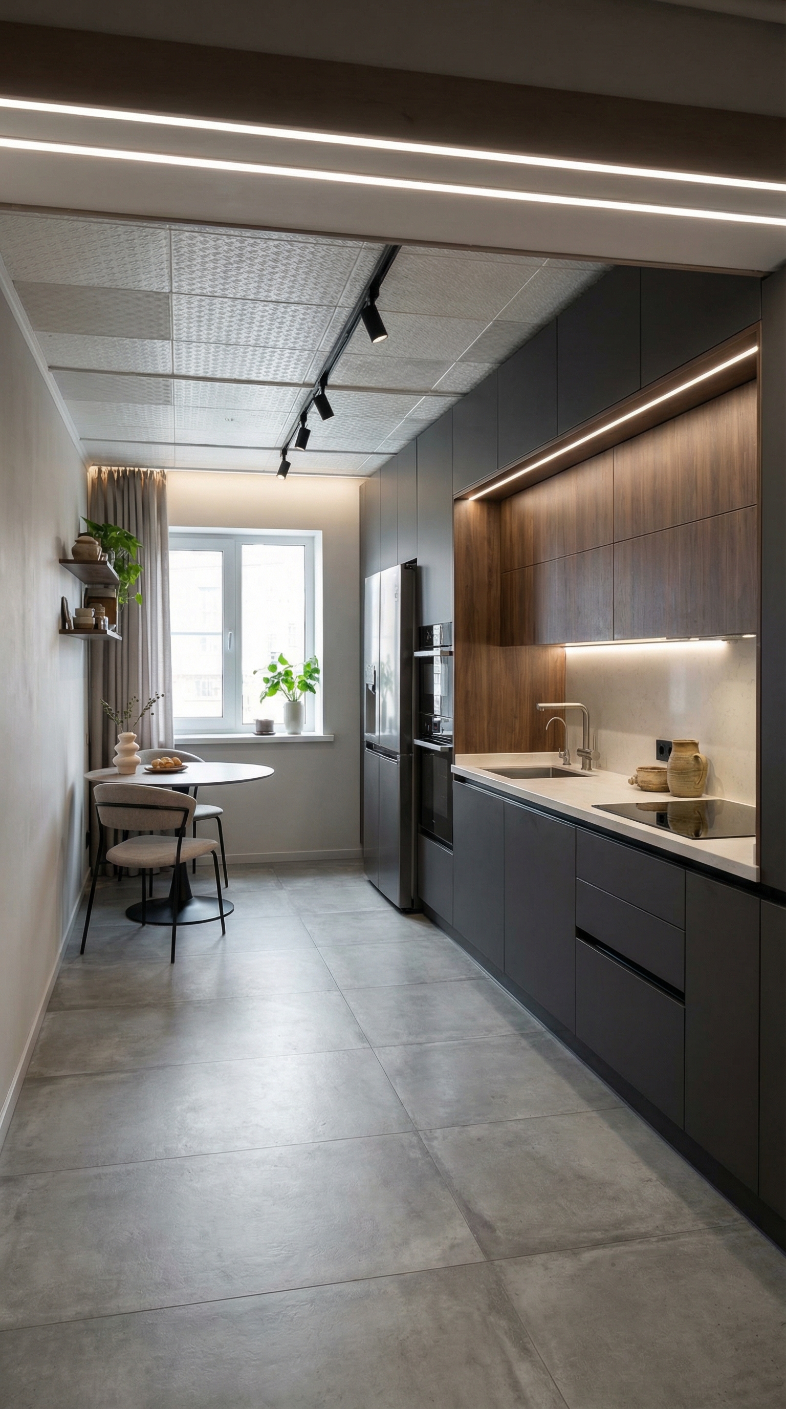 Дизайн кухни в стиле Минимализм — фото интерьера от нейросети RoomGPT