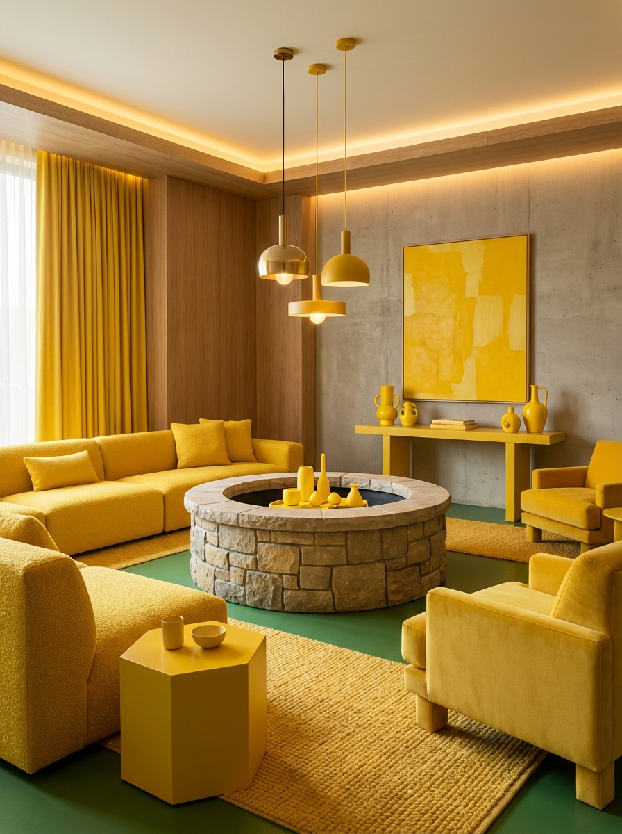 Дизайн гостиной в стиле Минимализм — фото интерьера от нейросети RoomGPT