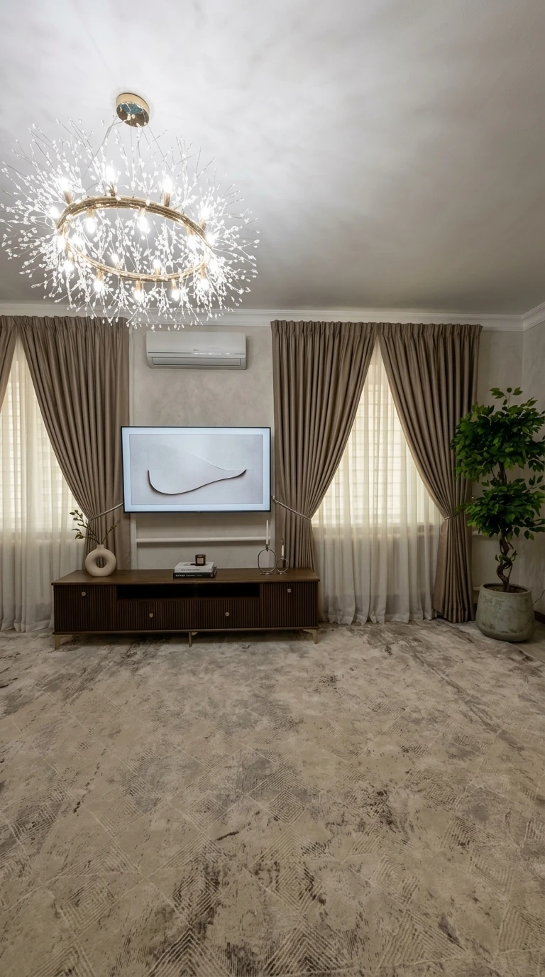 Дизайн интерьера в стиле Минимализм — Гостиная от нейросети RoomGPT