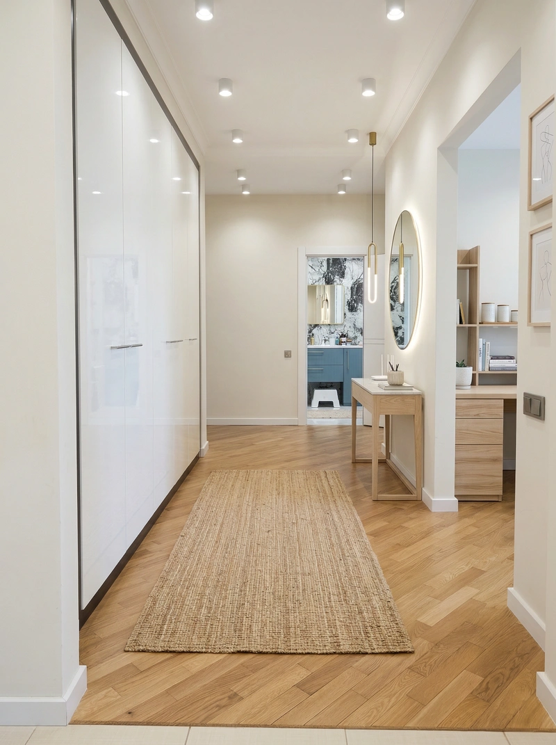 Дизайн интерьера в стиле Сканди — Прихожая от нейросети RoomGPT