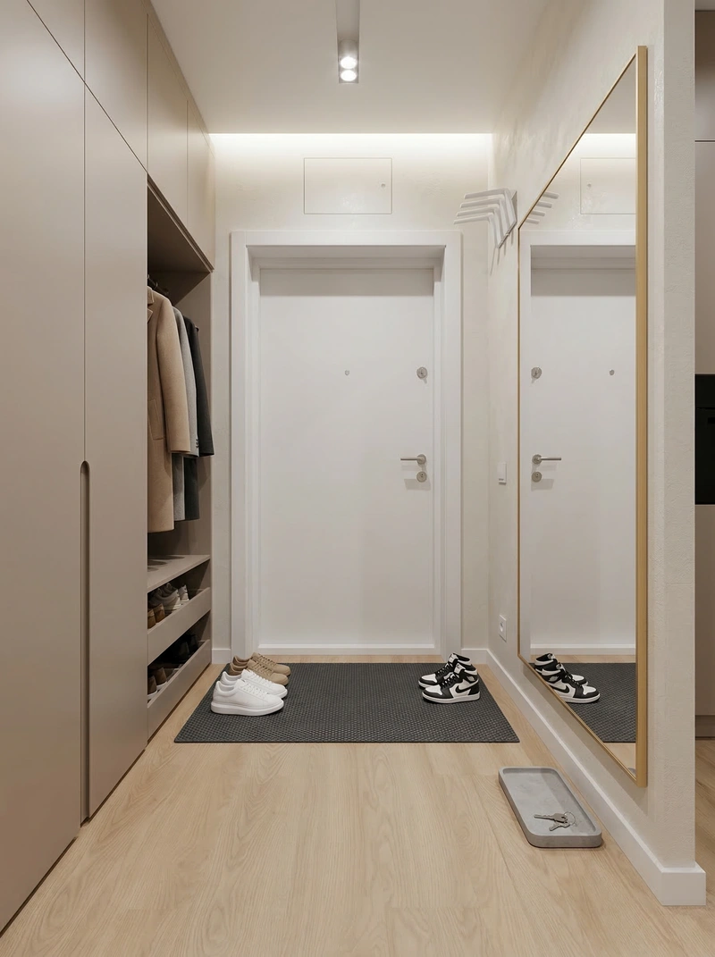 Дизайн интерьера в стиле Минимализм — Прихожая от нейросети RoomGPT