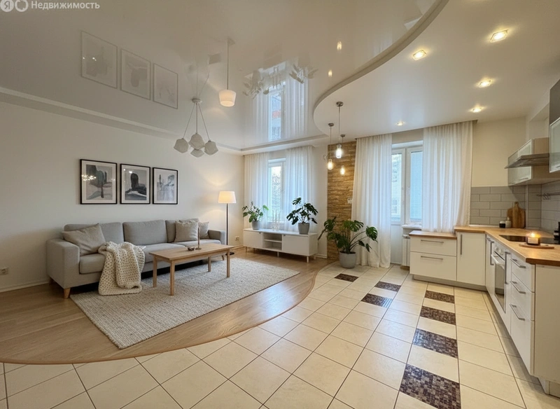 Дизайн интерьера в стиле Хюгге — Гостиная от нейросети RoomGPT