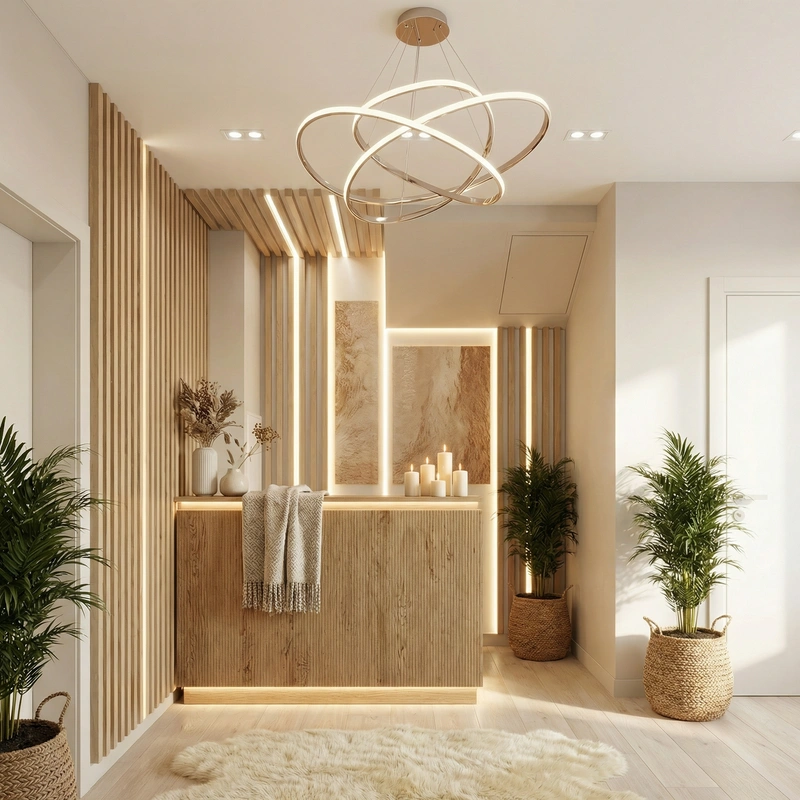 Дизайн интерьера в стиле Хюгге — Кабинет от нейросети RoomGPT